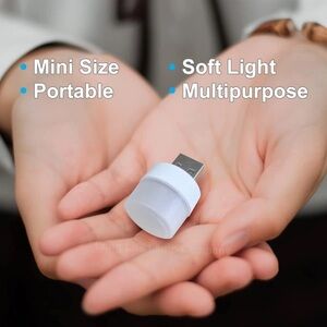 Mini USB Night Light - White and Cream Pack of 6